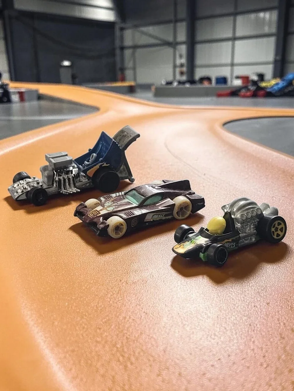 (Lot Of 3) Assorted Hot Wheels Boomer Dragster/bFormul8r/ Head Starter/Die-Cast